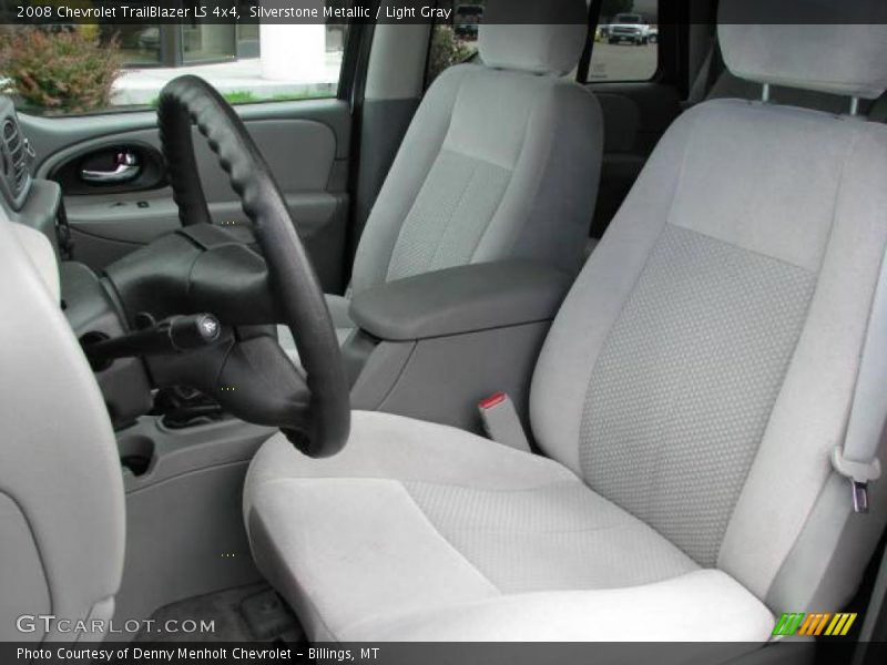 Silverstone Metallic / Light Gray 2008 Chevrolet TrailBlazer LS 4x4