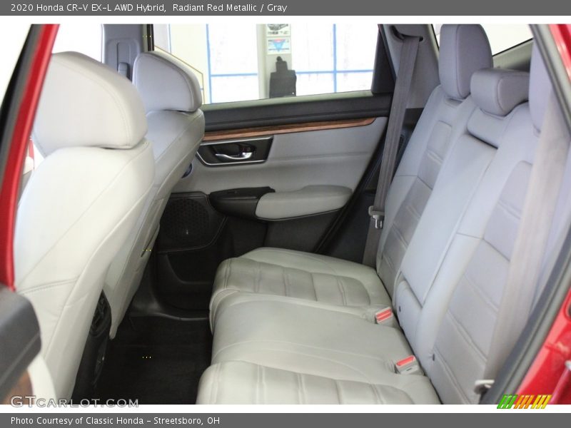 Radiant Red Metallic / Gray 2020 Honda CR-V EX-L AWD Hybrid