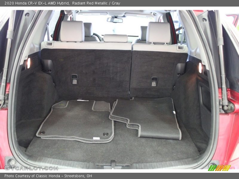 Radiant Red Metallic / Gray 2020 Honda CR-V EX-L AWD Hybrid