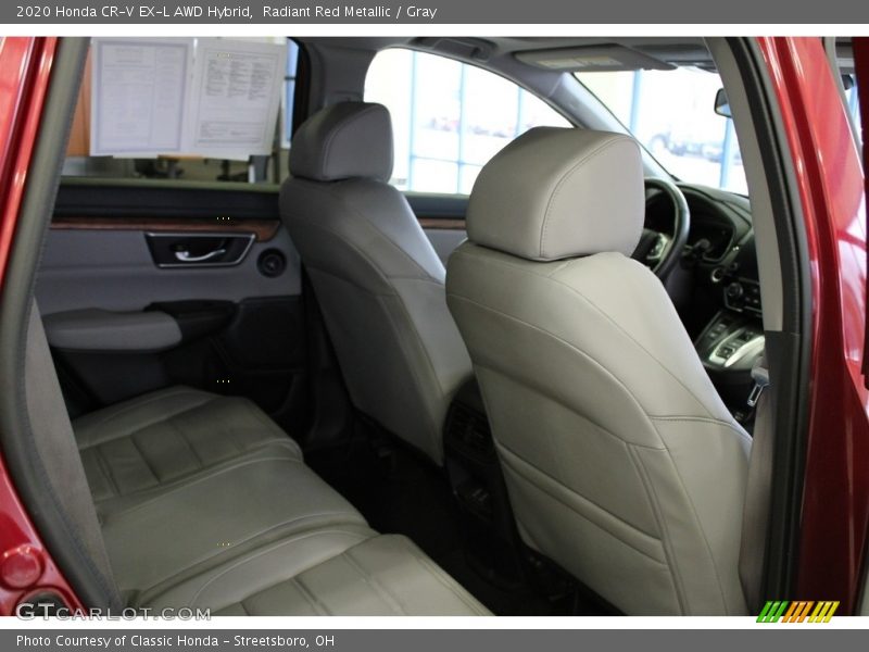Radiant Red Metallic / Gray 2020 Honda CR-V EX-L AWD Hybrid