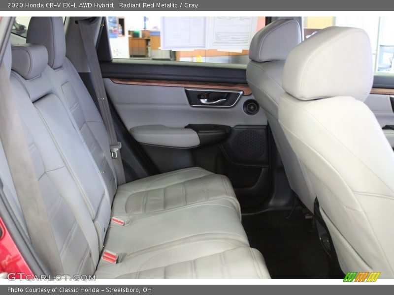 Radiant Red Metallic / Gray 2020 Honda CR-V EX-L AWD Hybrid