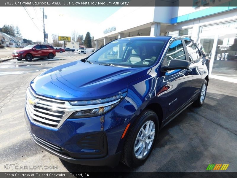 Blue Glow Metallic / Medium Ash Gray 2023 Chevrolet Equinox LS AWD