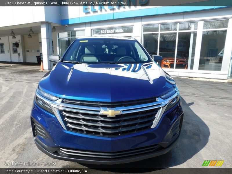 Blue Glow Metallic / Medium Ash Gray 2023 Chevrolet Equinox LS AWD