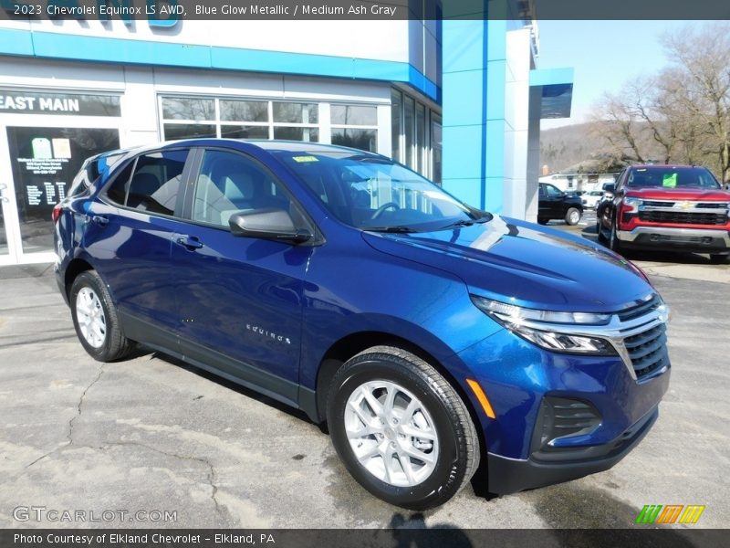 Blue Glow Metallic / Medium Ash Gray 2023 Chevrolet Equinox LS AWD