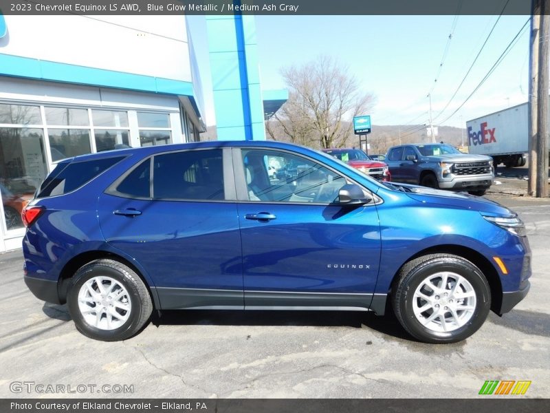 Blue Glow Metallic / Medium Ash Gray 2023 Chevrolet Equinox LS AWD