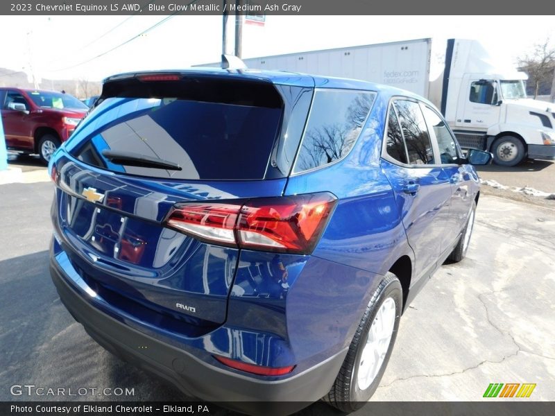 Blue Glow Metallic / Medium Ash Gray 2023 Chevrolet Equinox LS AWD