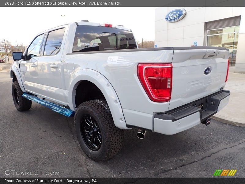 Avalanche / Black 2023 Ford F150 Sherrod XLT SuperCrew 4x4