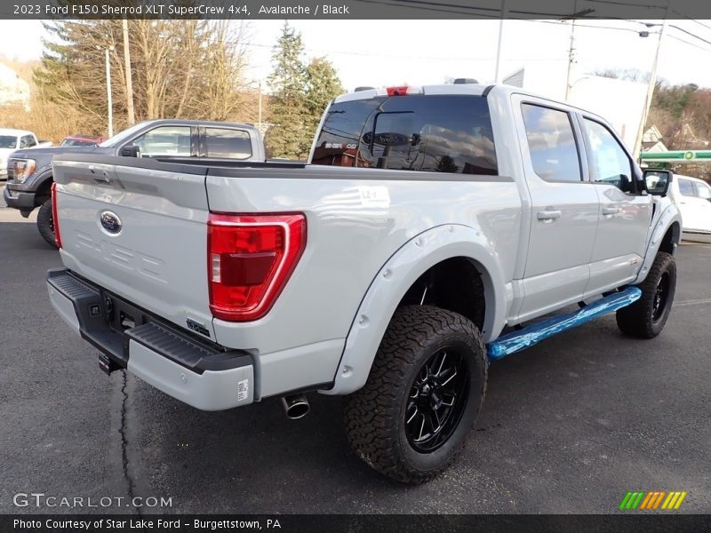 Avalanche / Black 2023 Ford F150 Sherrod XLT SuperCrew 4x4