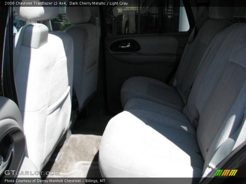 Dark Cherry Metallic / Light Gray 2008 Chevrolet TrailBlazer LS 4x4