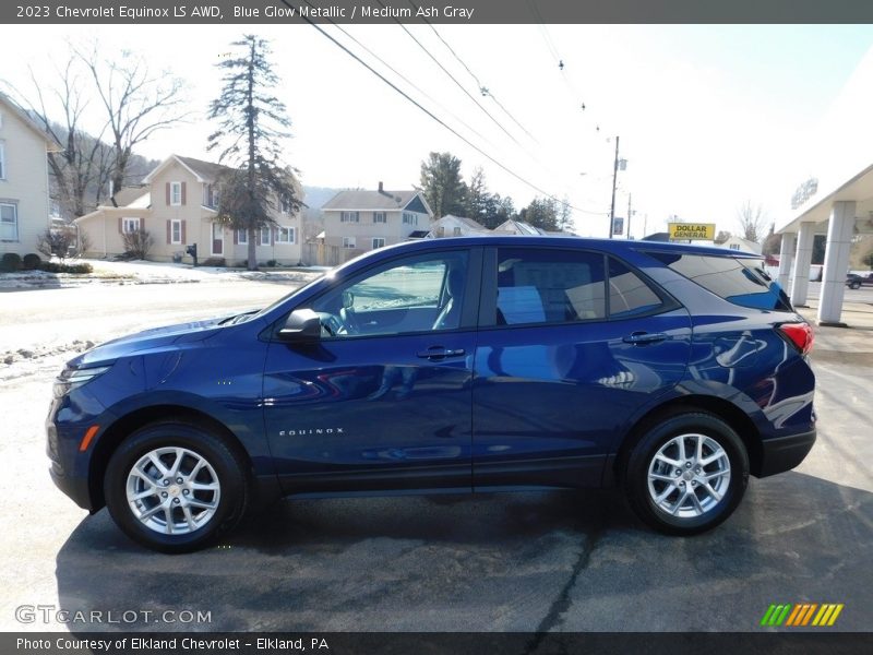 Blue Glow Metallic / Medium Ash Gray 2023 Chevrolet Equinox LS AWD