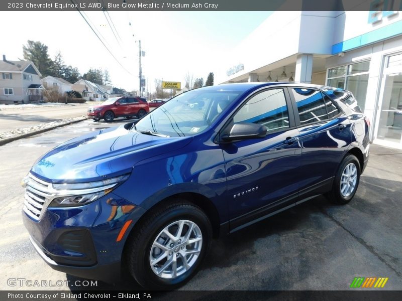 Blue Glow Metallic / Medium Ash Gray 2023 Chevrolet Equinox LS AWD
