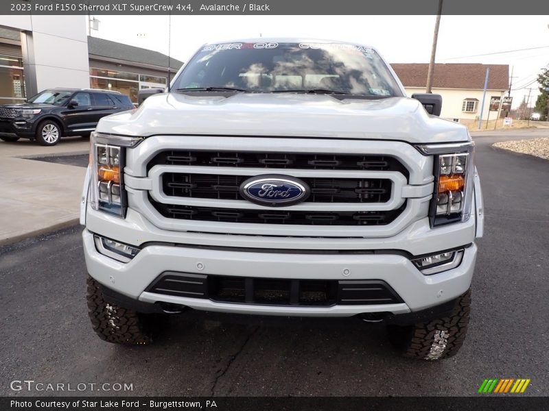 Avalanche / Black 2023 Ford F150 Sherrod XLT SuperCrew 4x4