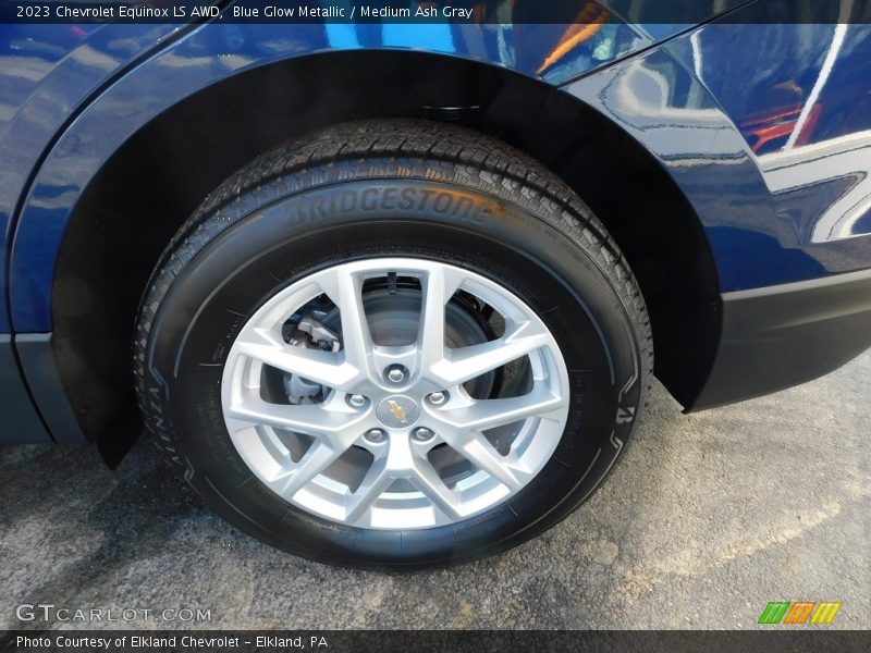 Blue Glow Metallic / Medium Ash Gray 2023 Chevrolet Equinox LS AWD