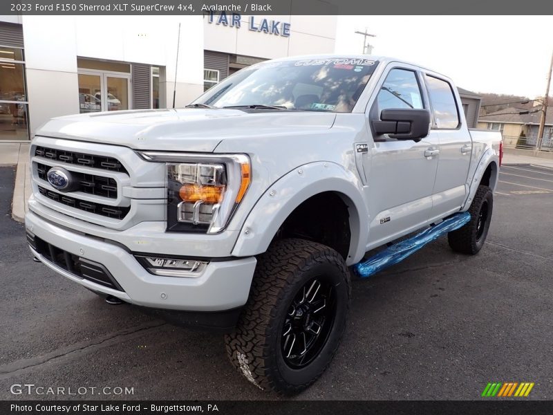 Avalanche / Black 2023 Ford F150 Sherrod XLT SuperCrew 4x4