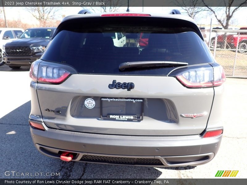 Sting-Gray / Black 2023 Jeep Cherokee Trailhawk 4x4