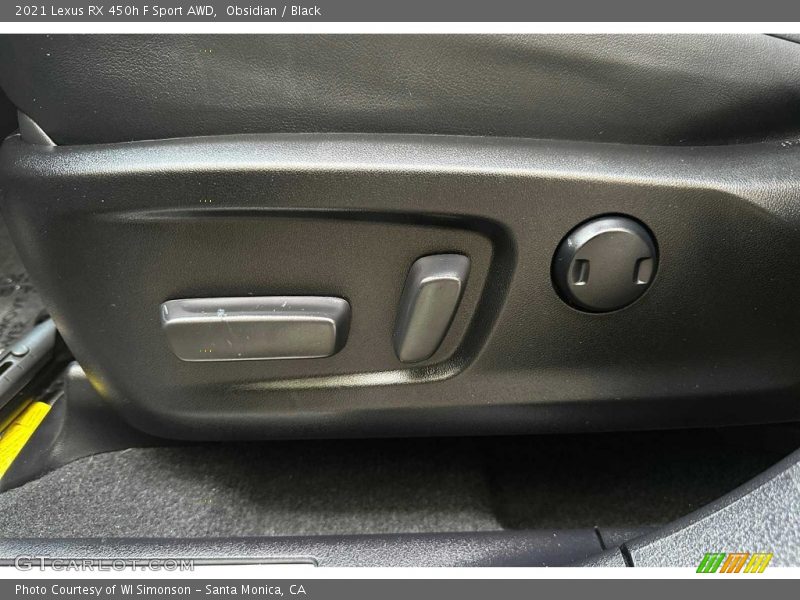 Controls of 2021 RX 450h F Sport AWD