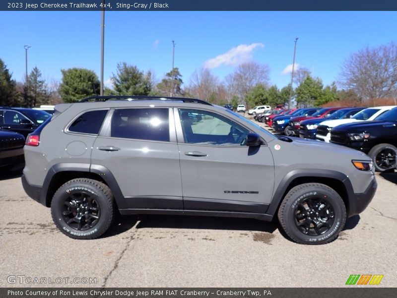 Sting-Gray / Black 2023 Jeep Cherokee Trailhawk 4x4