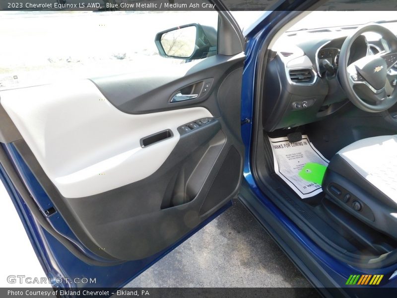 Blue Glow Metallic / Medium Ash Gray 2023 Chevrolet Equinox LS AWD