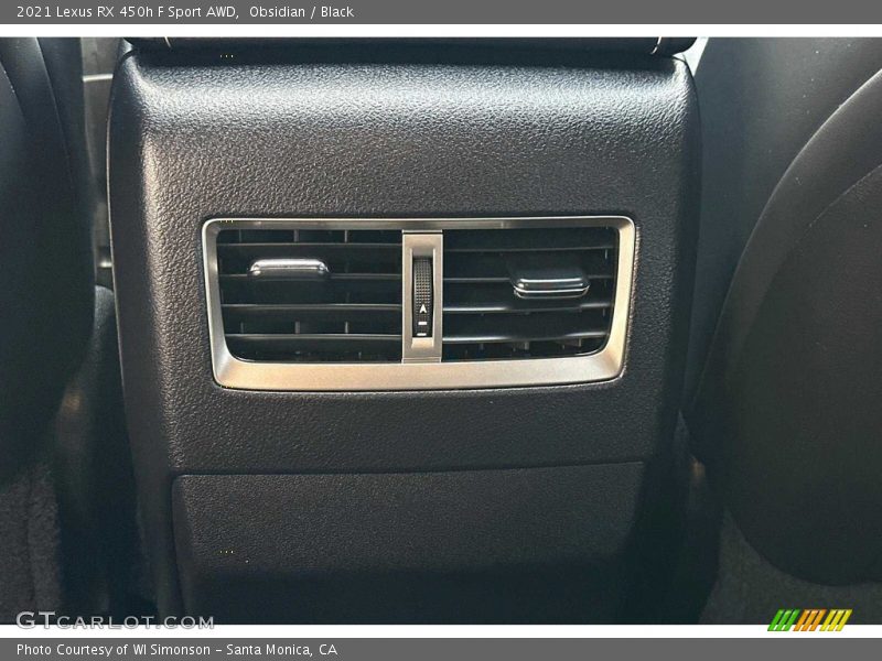 Obsidian / Black 2021 Lexus RX 450h F Sport AWD