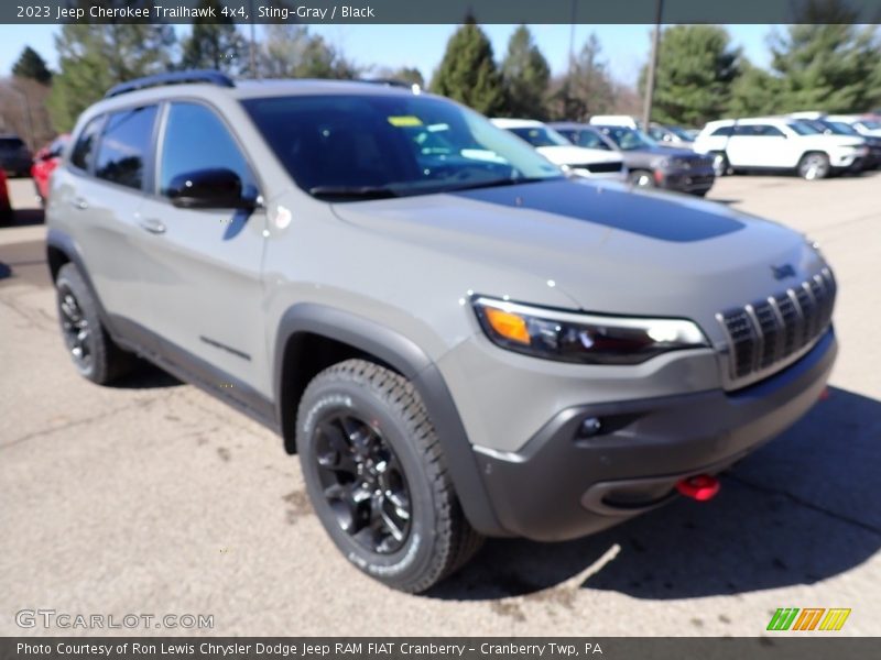 Sting-Gray / Black 2023 Jeep Cherokee Trailhawk 4x4