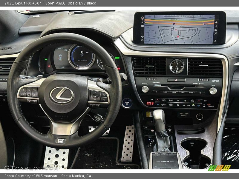 Controls of 2021 RX 450h F Sport AWD