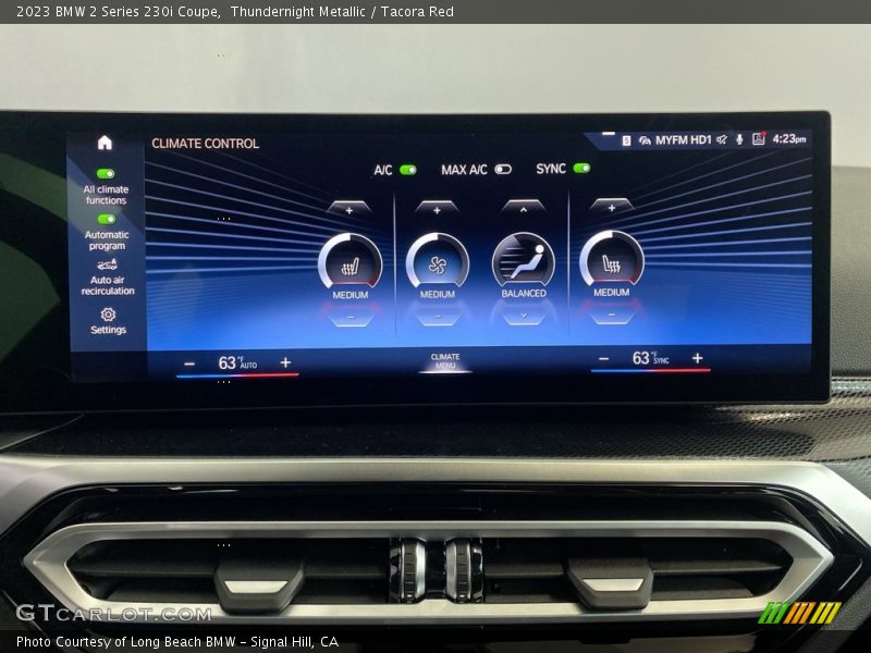 Controls of 2023 2 Series 230i Coupe