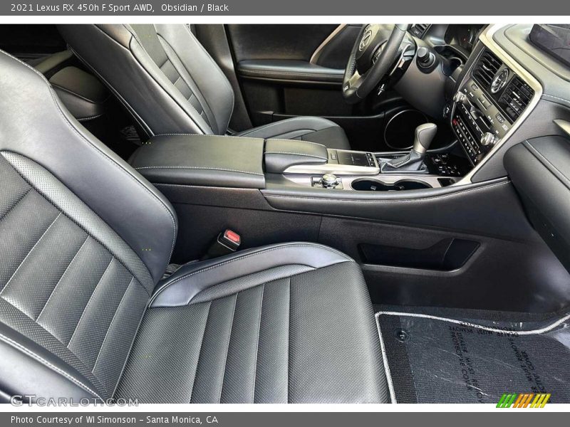 Obsidian / Black 2021 Lexus RX 450h F Sport AWD