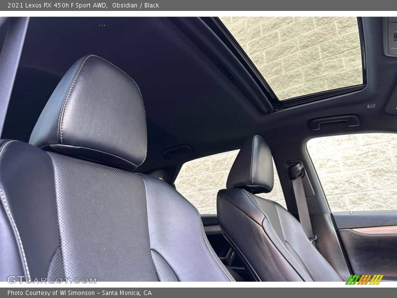 Obsidian / Black 2021 Lexus RX 450h F Sport AWD