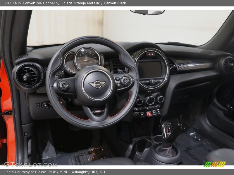 Solaris Orange Metallic / Carbon Black 2020 Mini Convertible Cooper S
