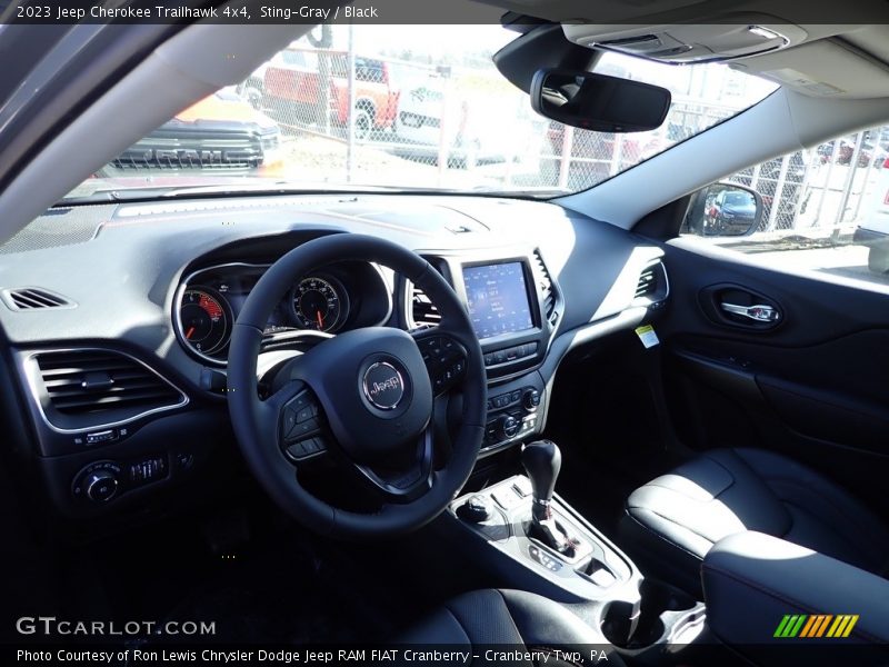 Sting-Gray / Black 2023 Jeep Cherokee Trailhawk 4x4