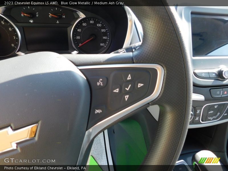 Blue Glow Metallic / Medium Ash Gray 2023 Chevrolet Equinox LS AWD