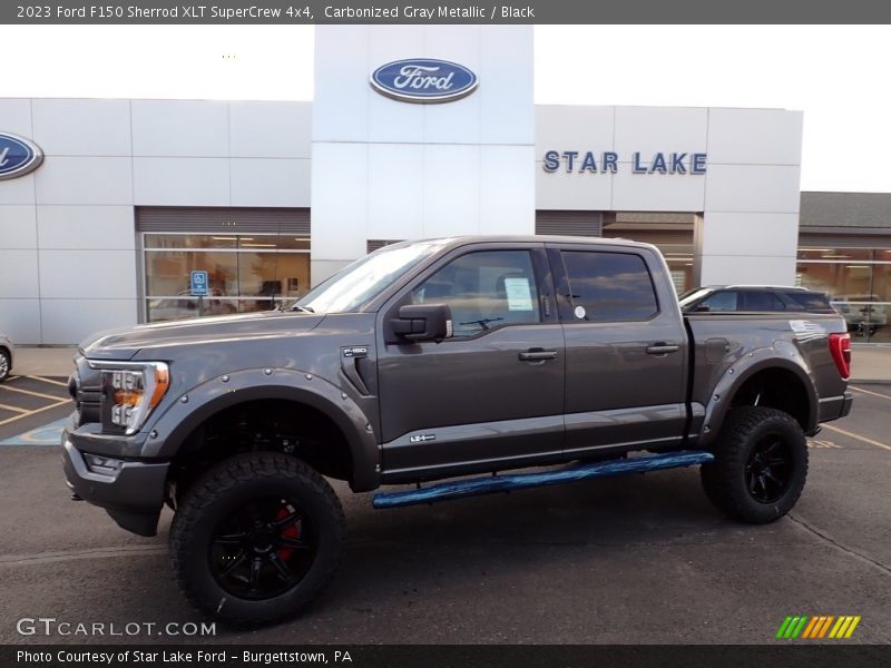 Carbonized Gray Metallic / Black 2023 Ford F150 Sherrod XLT SuperCrew 4x4