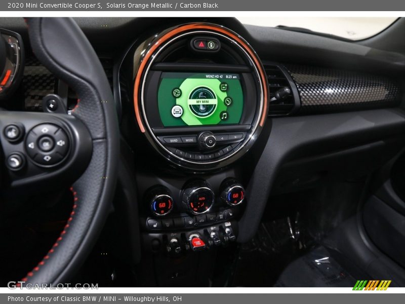 Solaris Orange Metallic / Carbon Black 2020 Mini Convertible Cooper S