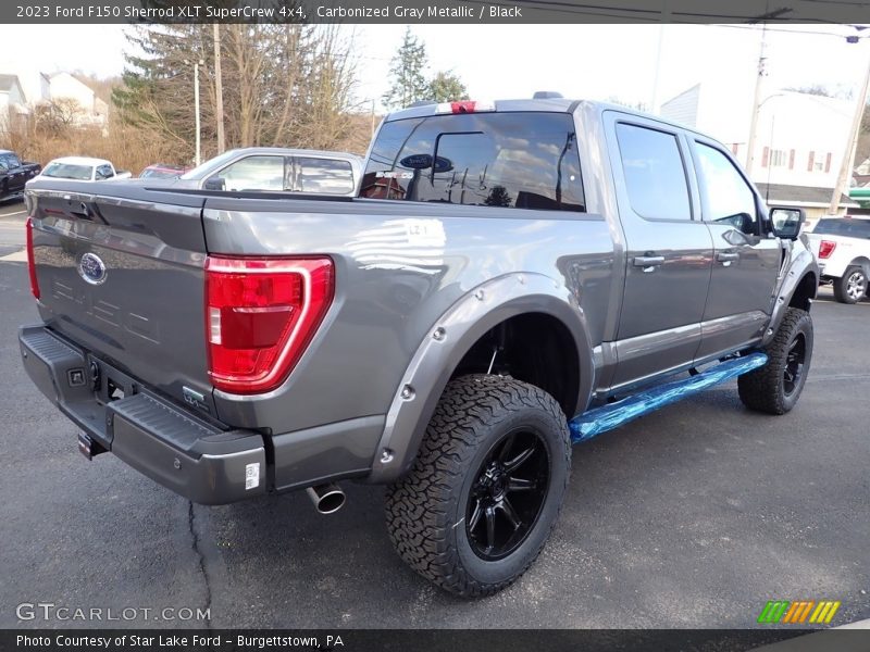 Carbonized Gray Metallic / Black 2023 Ford F150 Sherrod XLT SuperCrew 4x4