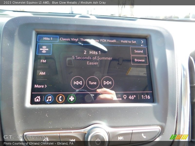 Blue Glow Metallic / Medium Ash Gray 2023 Chevrolet Equinox LS AWD
