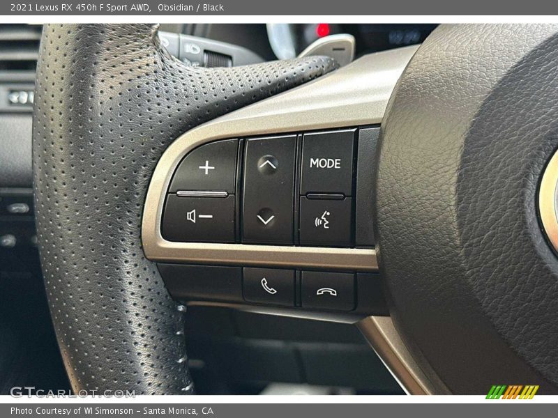  2021 RX 450h F Sport AWD Steering Wheel