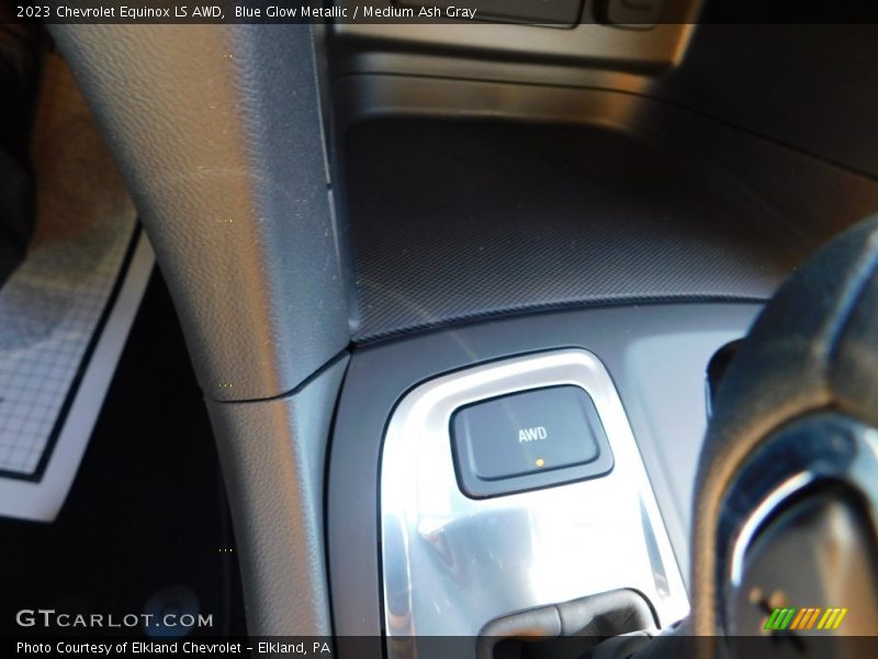 Blue Glow Metallic / Medium Ash Gray 2023 Chevrolet Equinox LS AWD