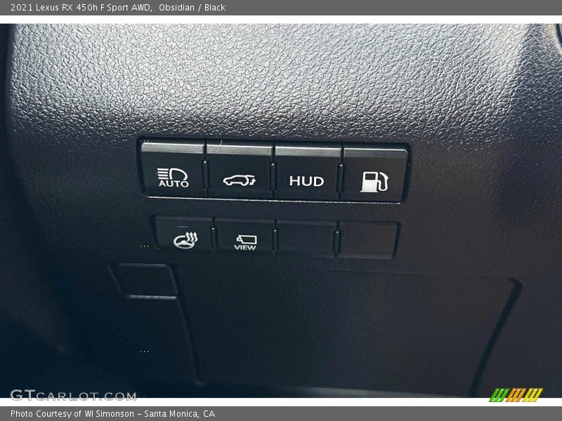 Obsidian / Black 2021 Lexus RX 450h F Sport AWD