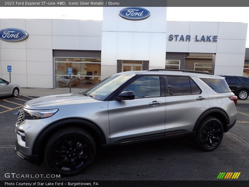 Iconic Silver Metallic / Ebony 2023 Ford Explorer ST-Line 4WD
