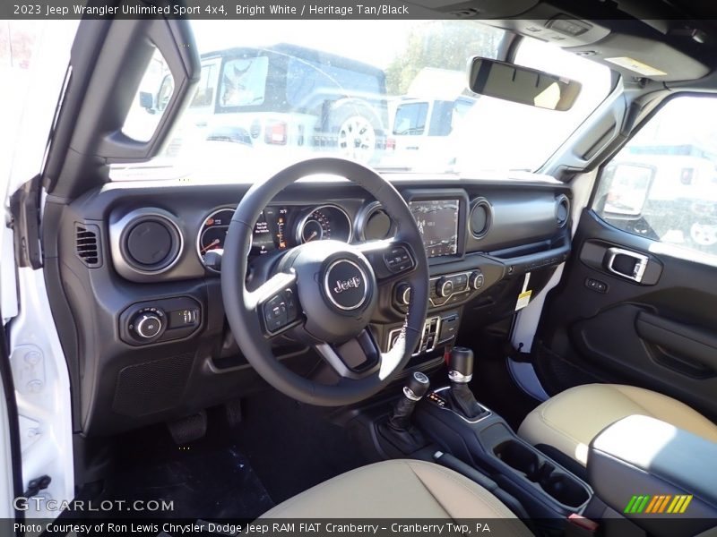  2023 Wrangler Unlimited Sport 4x4 Heritage Tan/Black Interior