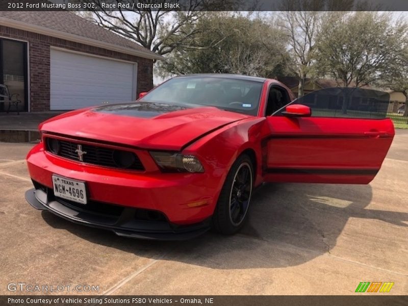 Race Red / Charcoal Black 2012 Ford Mustang Boss 302