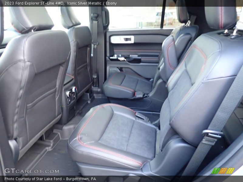 Rear Seat of 2023 Explorer ST-Line 4WD