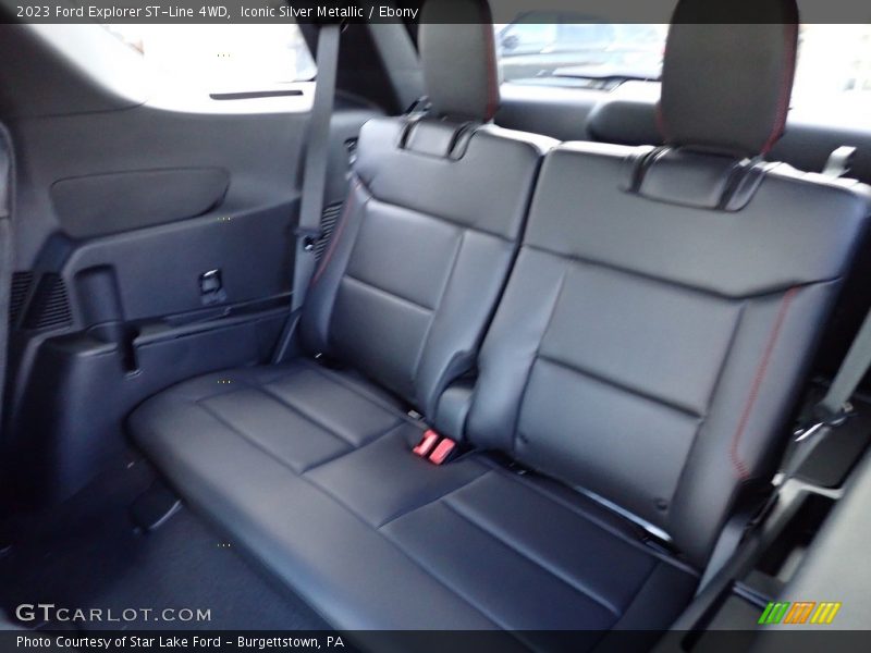 Rear Seat of 2023 Explorer ST-Line 4WD
