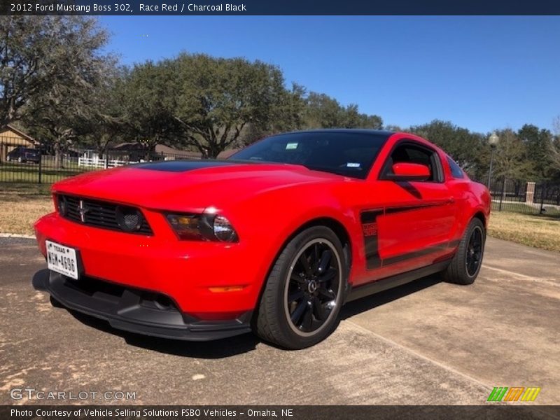 Race Red / Charcoal Black 2012 Ford Mustang Boss 302