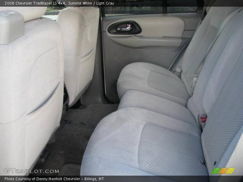 Summit White / Light Gray 2008 Chevrolet TrailBlazer LS 4x4