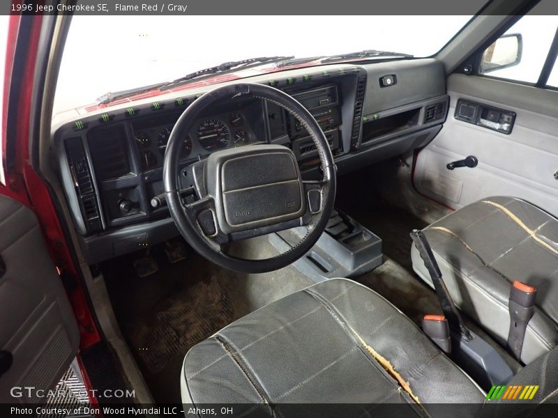 Front Seat of 1996 Cherokee SE