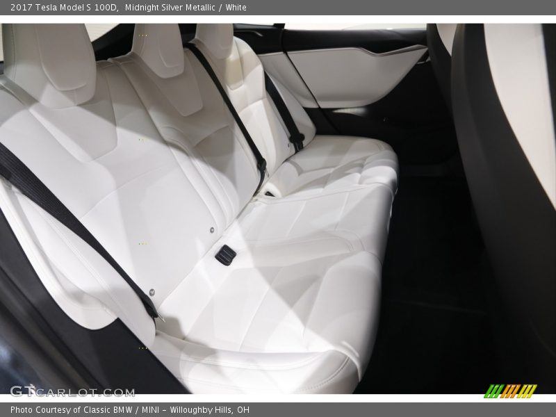Rear Seat of 2017 Model S 100D