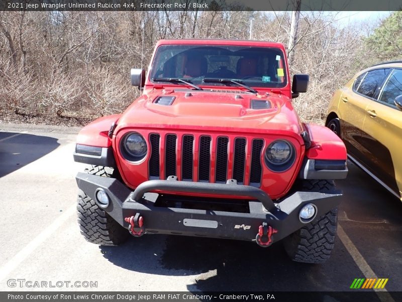 Firecracker Red / Black 2021 Jeep Wrangler Unlimited Rubicon 4x4