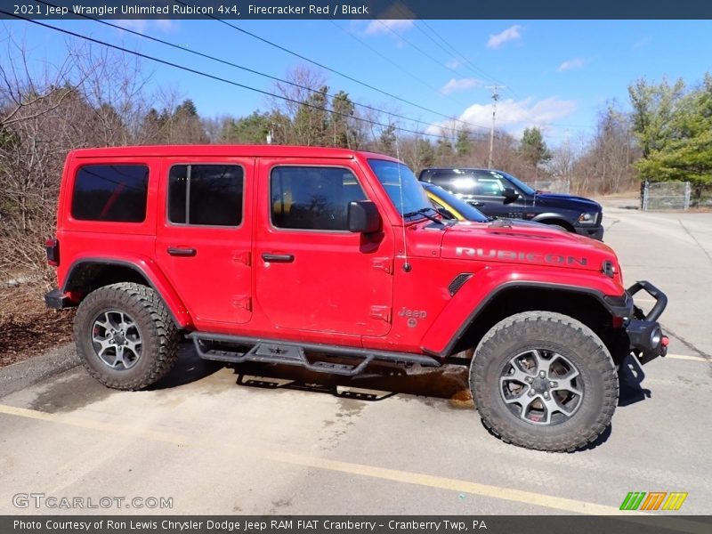 Firecracker Red / Black 2021 Jeep Wrangler Unlimited Rubicon 4x4