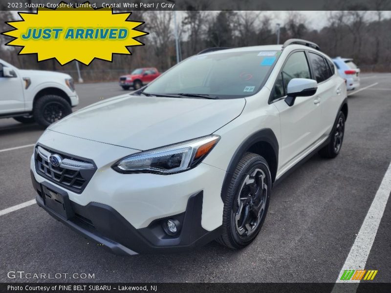 Crystal White Pearl / Gray 2023 Subaru Crosstrek Limited